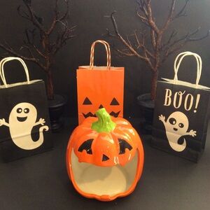 New Halloween Jack-o-lantern Candy or Trinket Dish